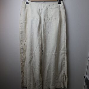 Who What Wear Wide Leg Linen Like Trousers